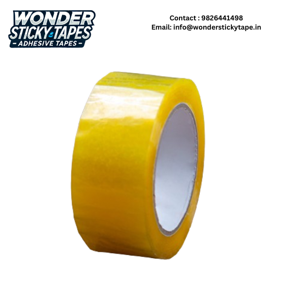 Yellow BOPP Packaging Tape